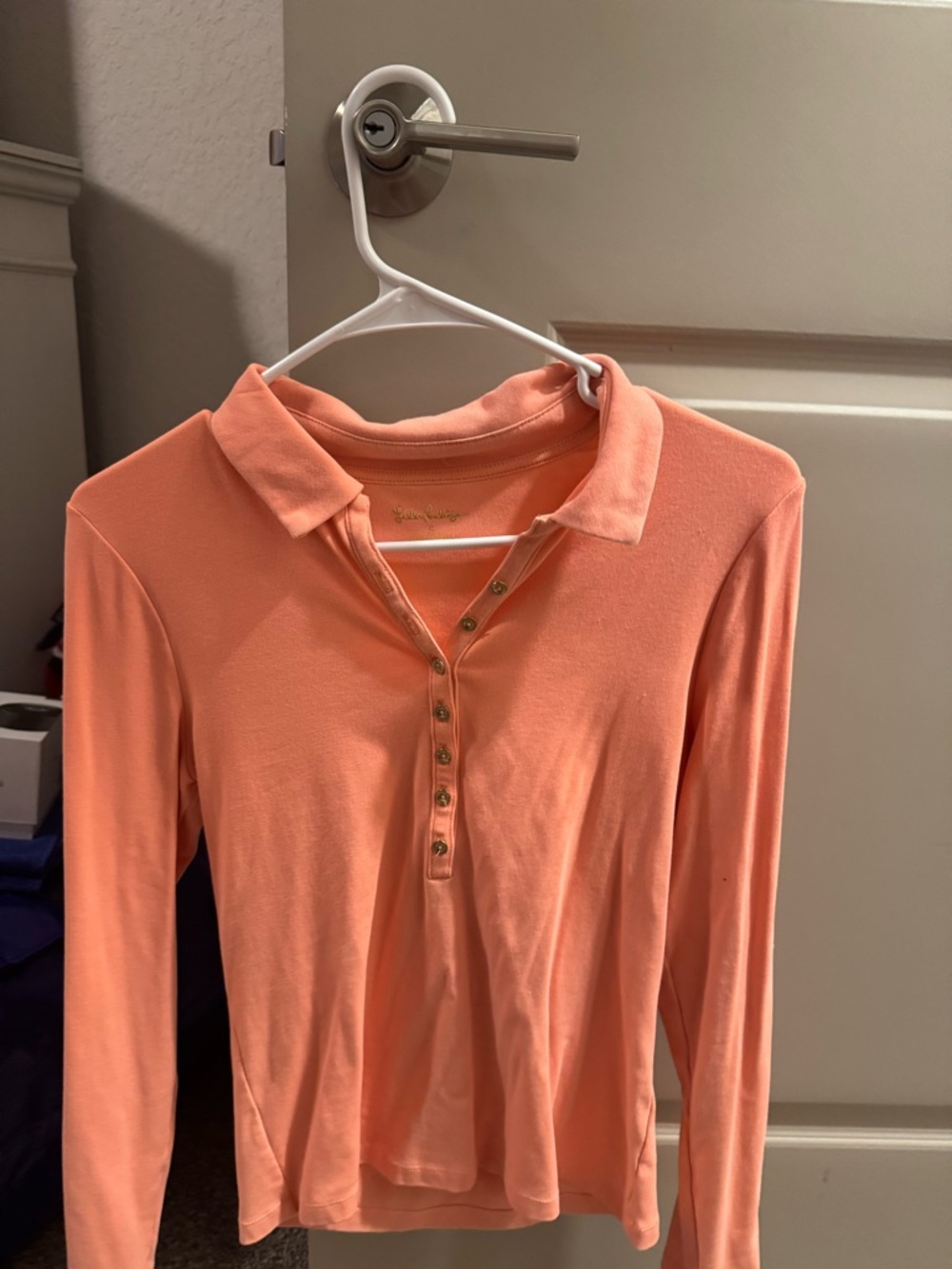 Lilly Pulitzer Long Sleeve Top Peach